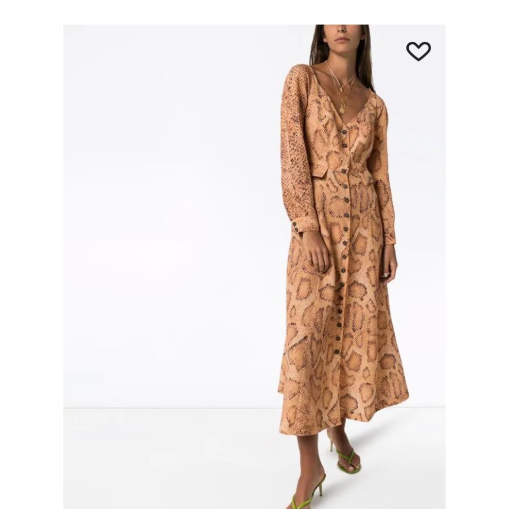 Mara Hoffman
Silvana snake-print midi dress